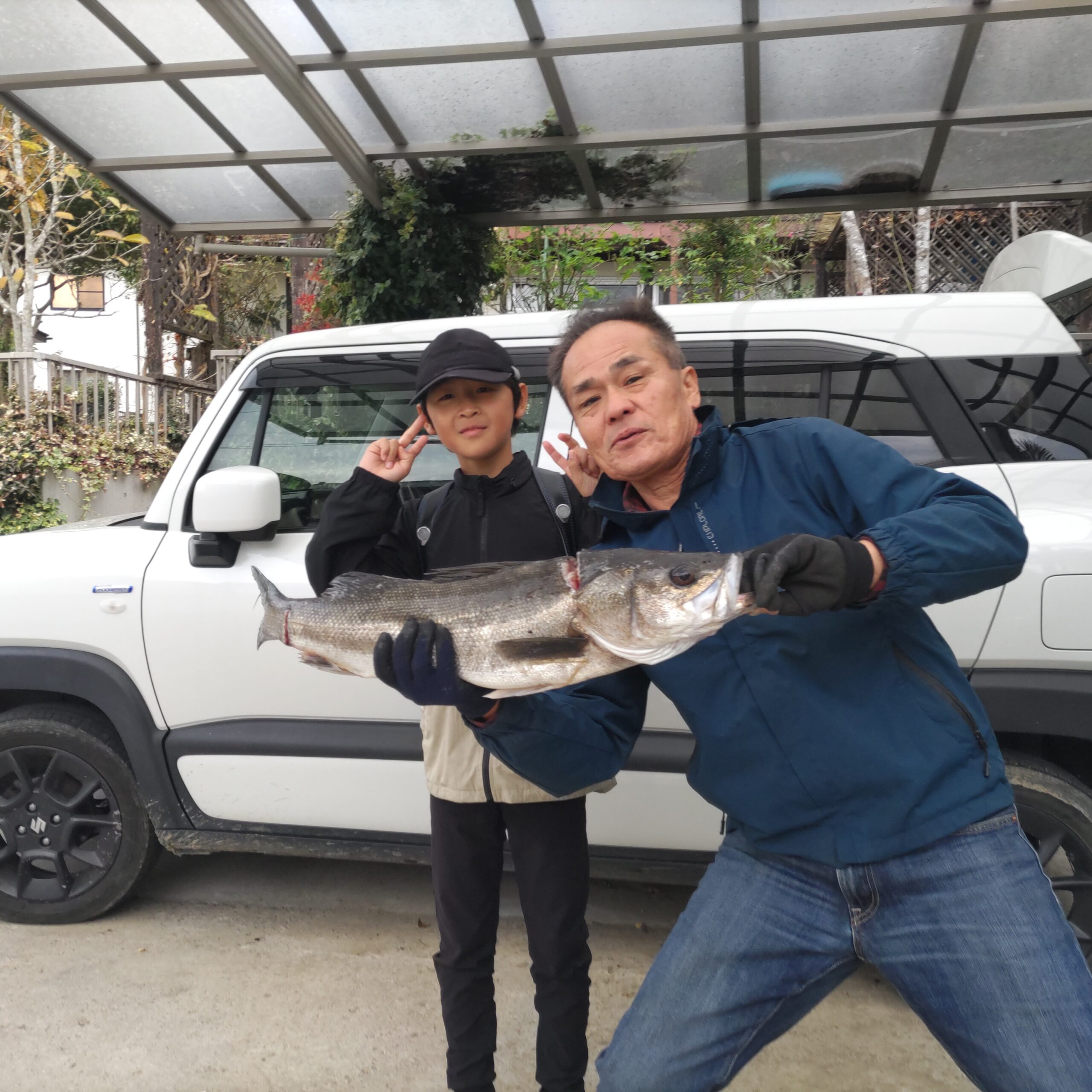 追波川　シーバス釣り